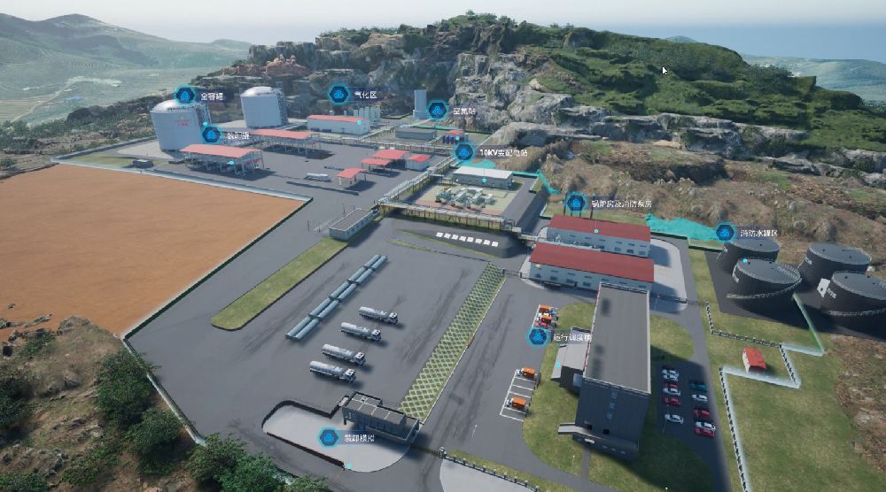 曹范LNG調(diào)峰儲(chǔ)配站智慧運(yùn)維平臺（智慧運(yùn)維）